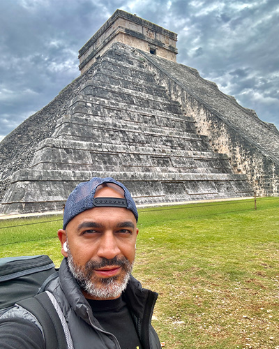 Magdy at Chichen Itza