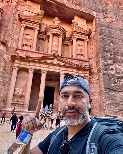 Magdy at Petra