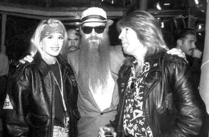 Uli with ZZ Top star Billy Gibbons