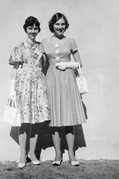 Lynley and Jeanette in 1963