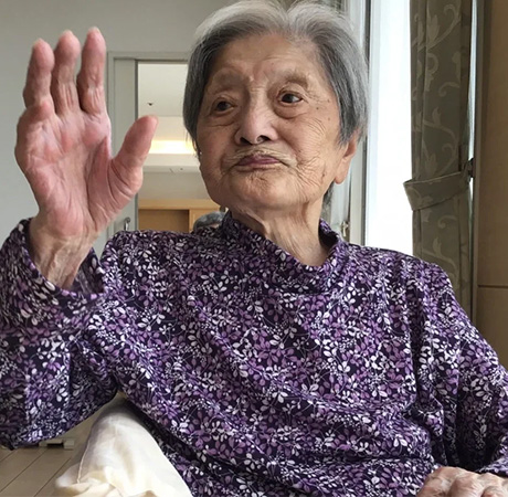 Tomiko at age 113