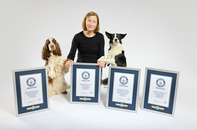 Simba Bonnie and Olga with certs