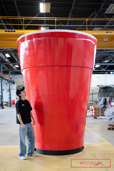 Giant cup from Beast Games