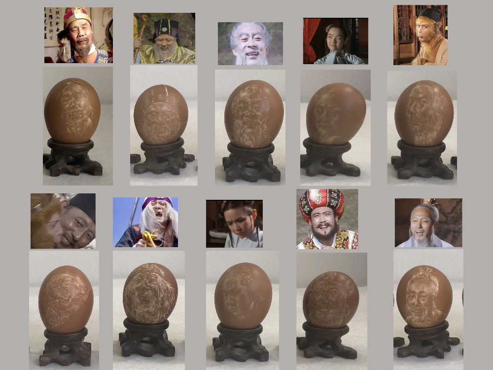 comparison-of-the-charactors-between-the-tv-show-and-engraved-eggs