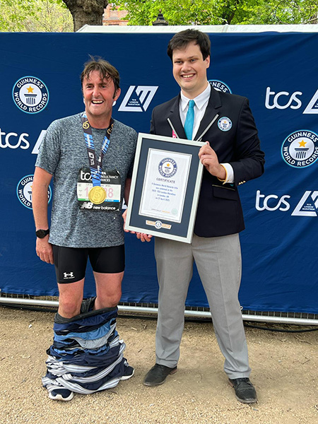 Most underpants worn during a marathon