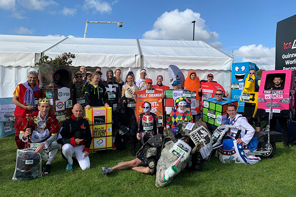 Runners before the marathon