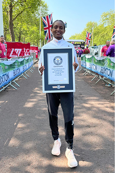 Tigst Assefa smiling