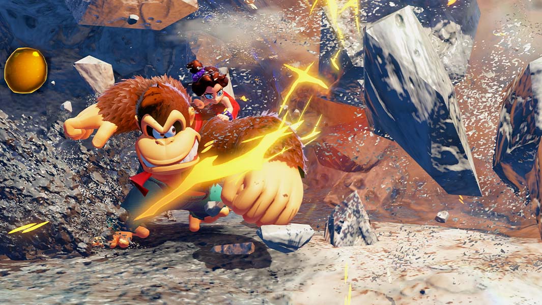 A promo image from Donkey Kong Bananza