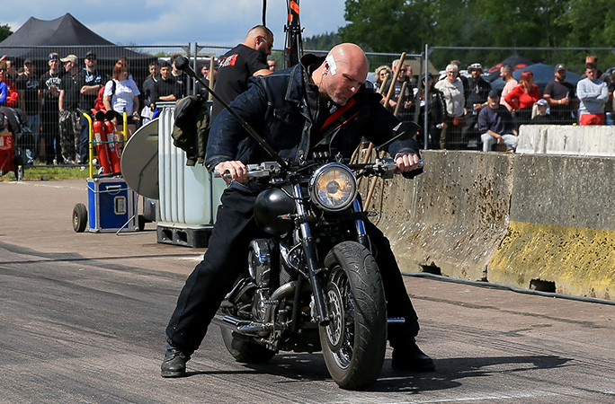 Jonathan on his bike