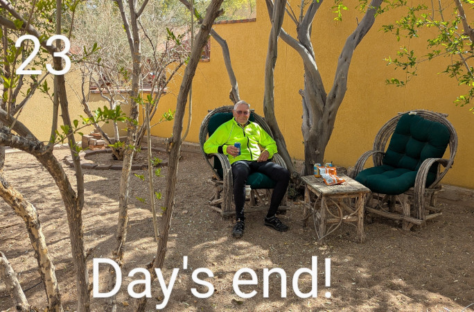 Bob relaxing with a beer