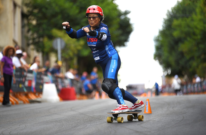 Judi competing for Team USA