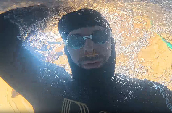 Vitomir under the water