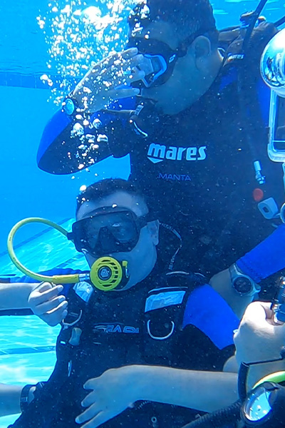 Walaa under the water