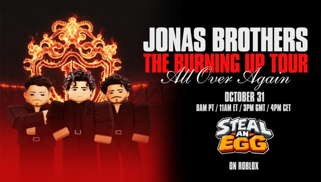 The Jonas Brothers as seen in Roblox