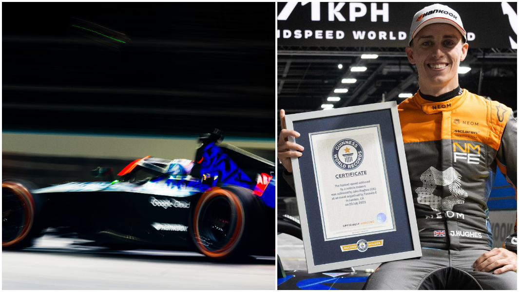 fastest speed achieved by a vehicle indoors