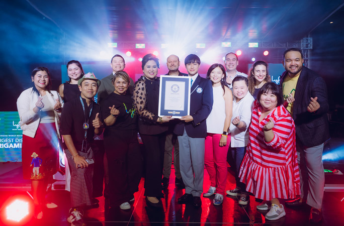 Certificate presentation at Lyf Malate Manila