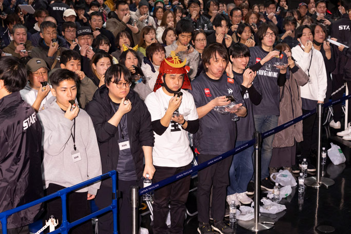 People eating ehomaki together