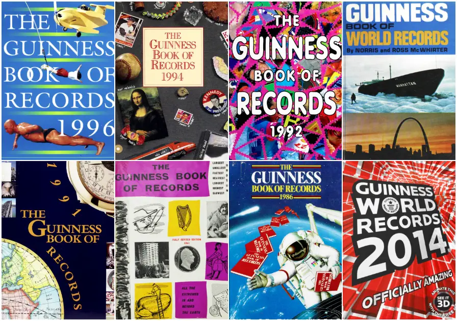 Guinness World Records Book Covers