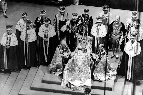 Coronation of queen Elizabeth II