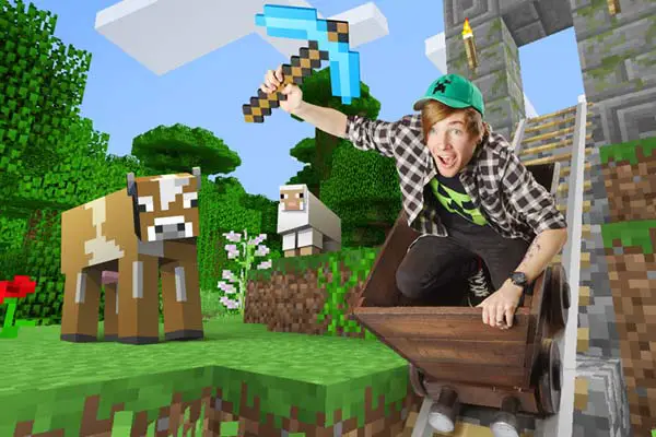 Dan TDM in minecraft world