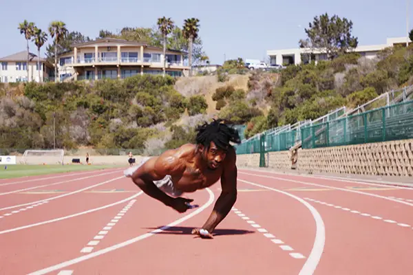 Zion running on track