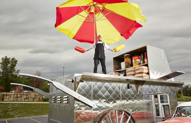 Largest hot dog cart