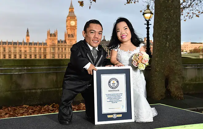 Shortest married couple | Guinness World Records