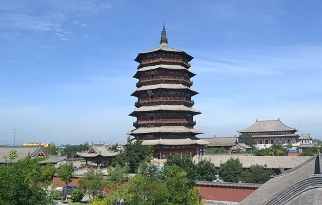 Tallest wooden pagoda