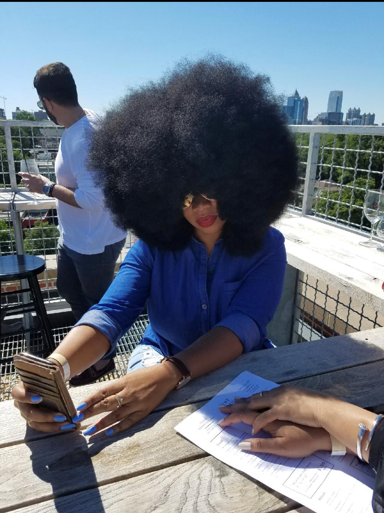 Largest afro on a living person (female)