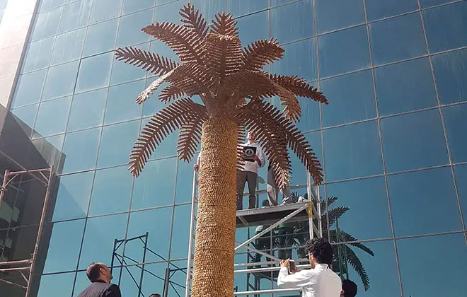 Tallest fruit sculpture