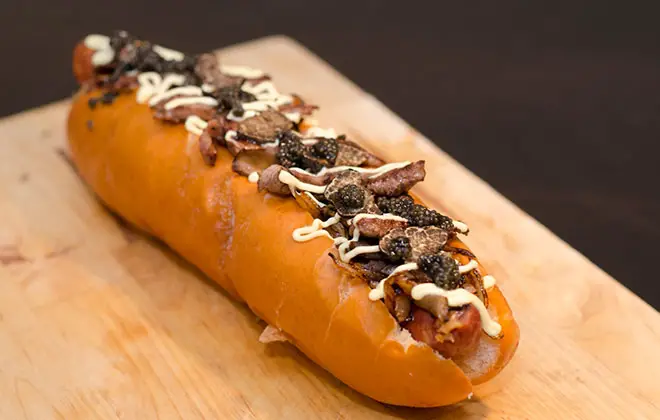 Most expensive hot dog commercially available