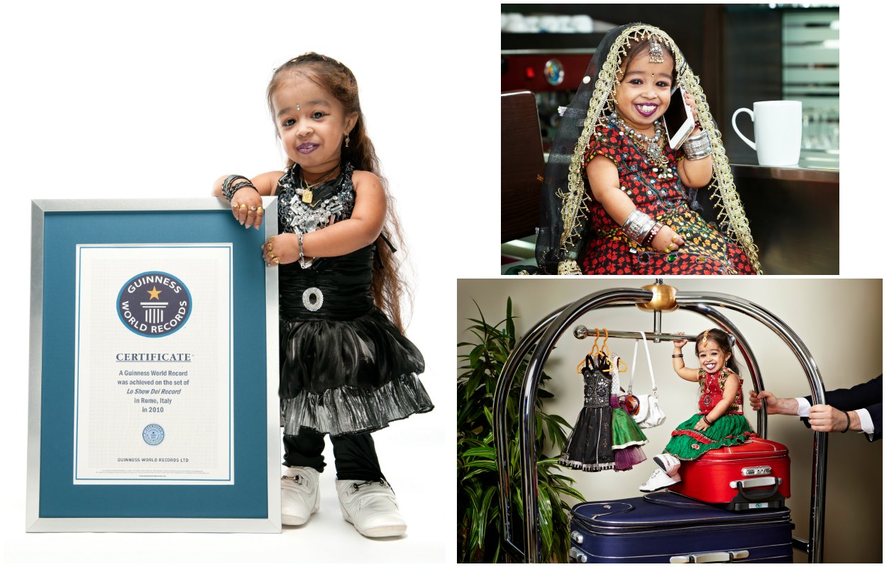 Shortest woman living (mobile)